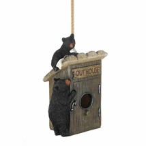 Black Bear Outhouse Birdhouse - $45.13