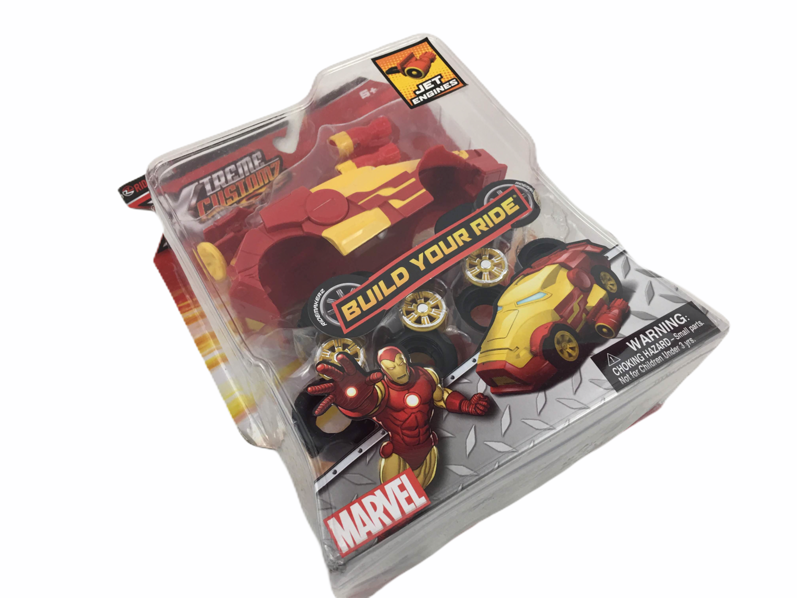 RIDEMAKERZ Marvel Xtreme Customz "Build Your Ride" Marvel Iron Man Toy