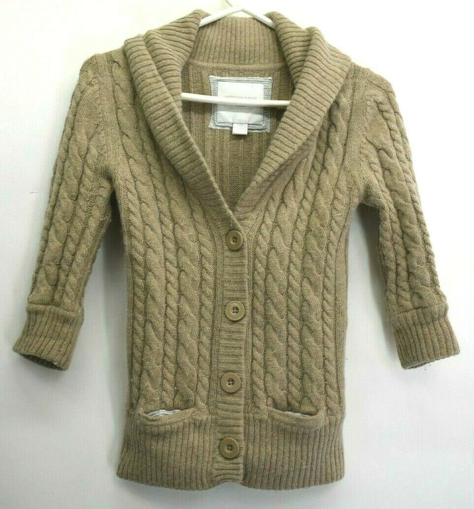 American Eagle Outfitters Women's Small Cable Knit Button Up Sweater ...