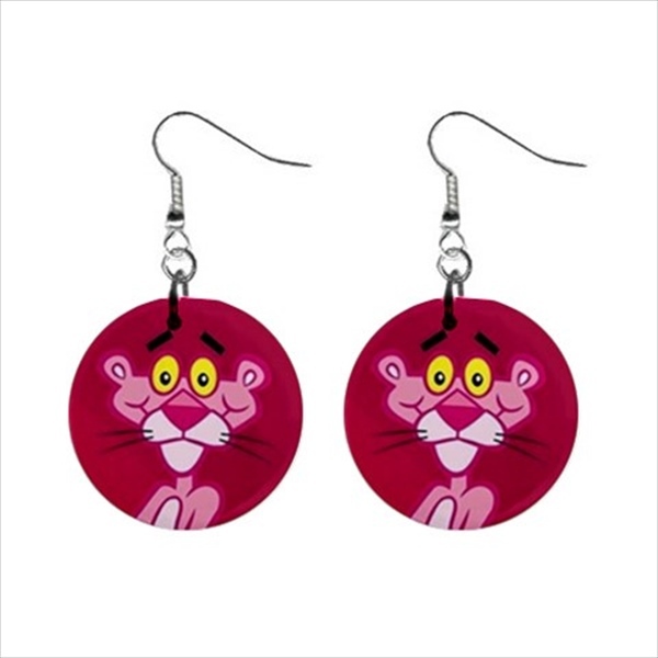 pink panther earrings