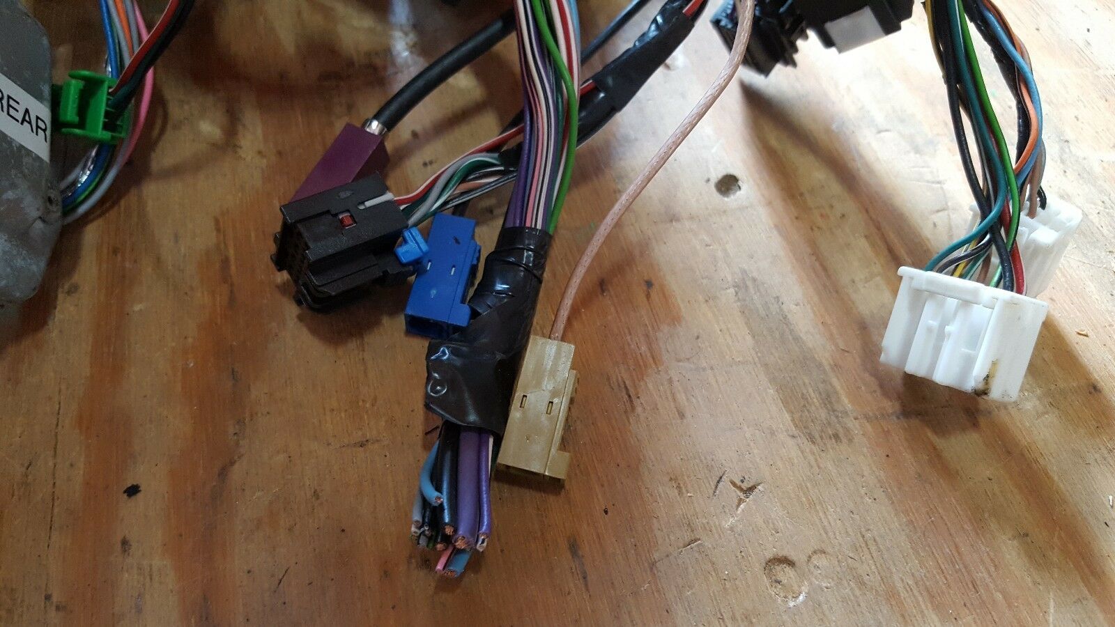 2007-2009 SATURN OUTLOOK XR WIRING HARNESS OEM LH Driver Rear 65703