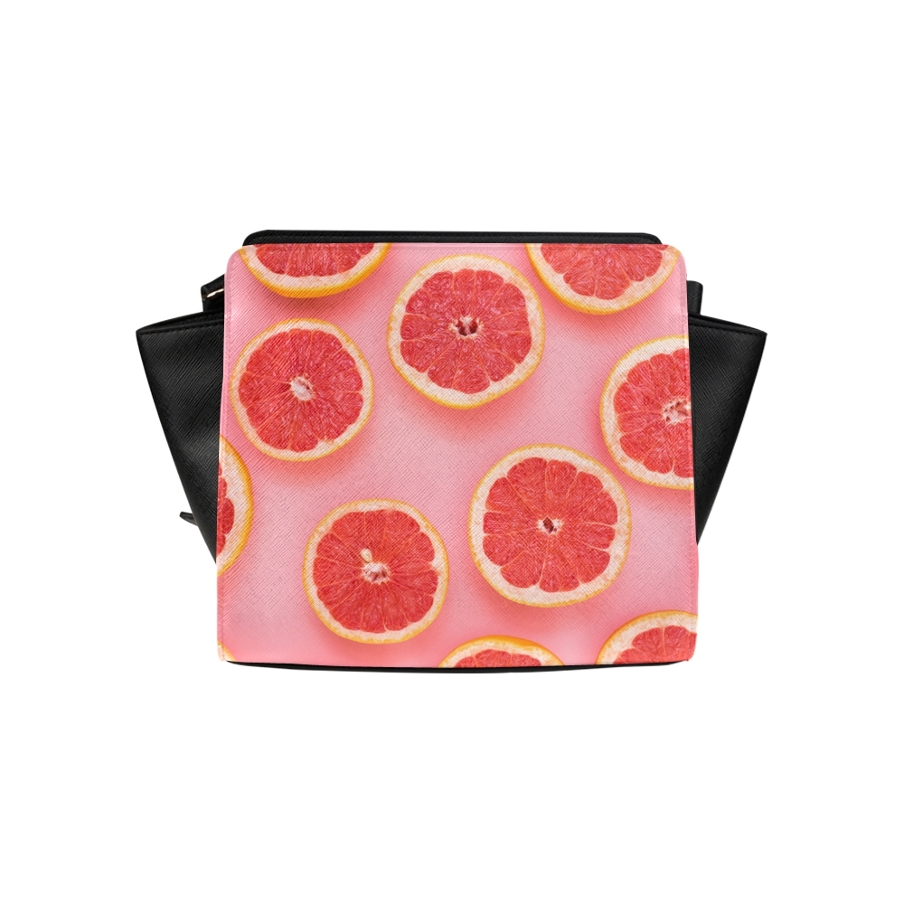 Ripe Red Grapefruit Slice Satchel Bag Crossbody Bags Travel Tote Bags ...