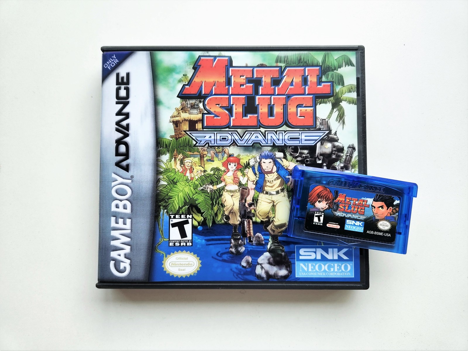 Metal Slug Advance - Gameboy Advance (GBA) Custom Case and Game (USA Seller)