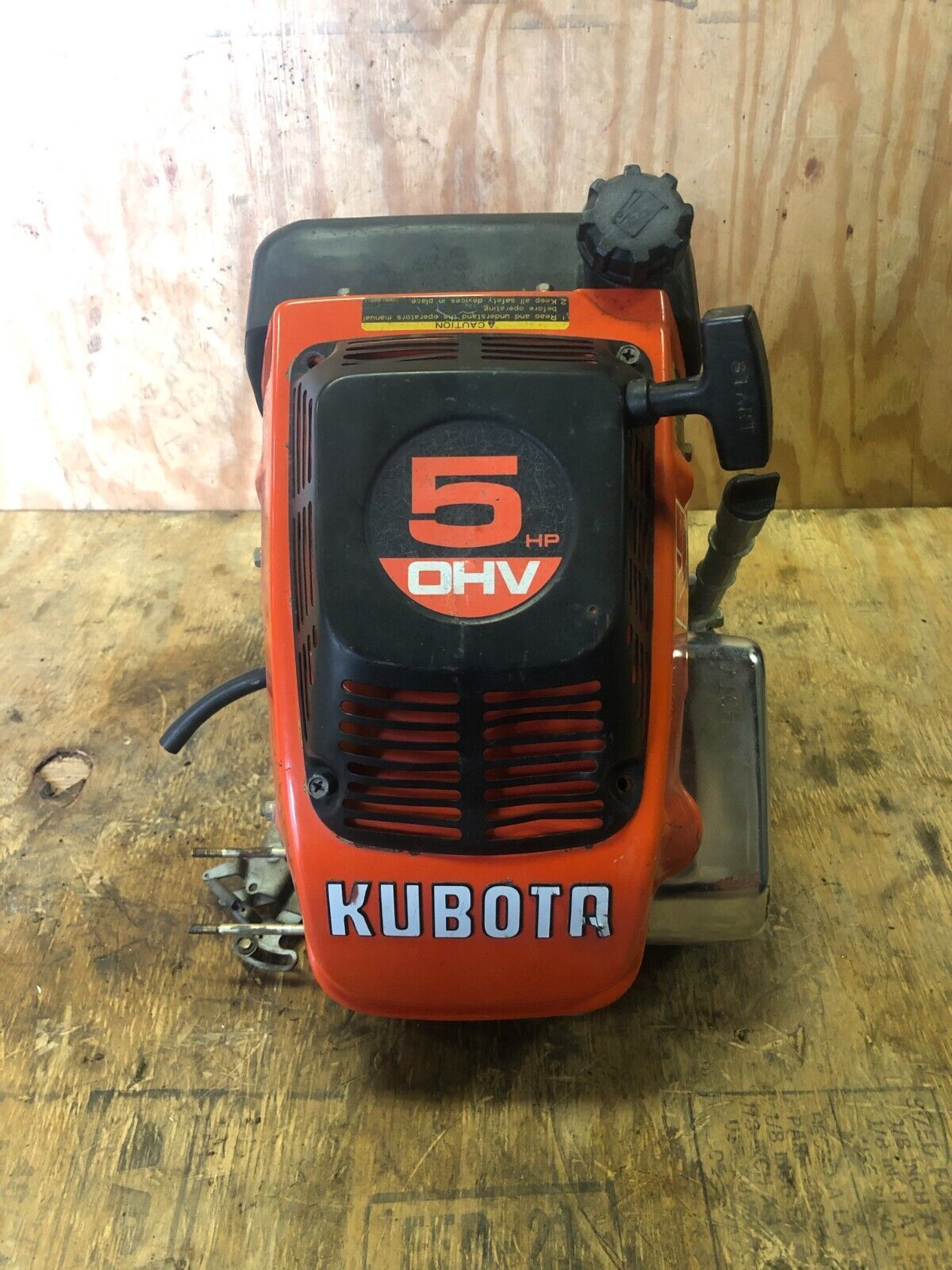 Kubota W5021 5HP Engine Needs Carburetor Lawn Mower Parts