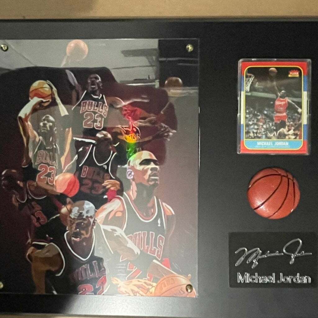 Michael Jordan Chicago Bulls NBA Engraved 12"x15" Plaque Plaques