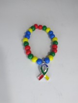 Fashion Jewelry: "The Colors of Autism" 7-inch Bracelet - $11.99