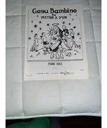 Gesu Bambino By Pietro A Yon Piano Solo Sheet Music 1950 - $9.50