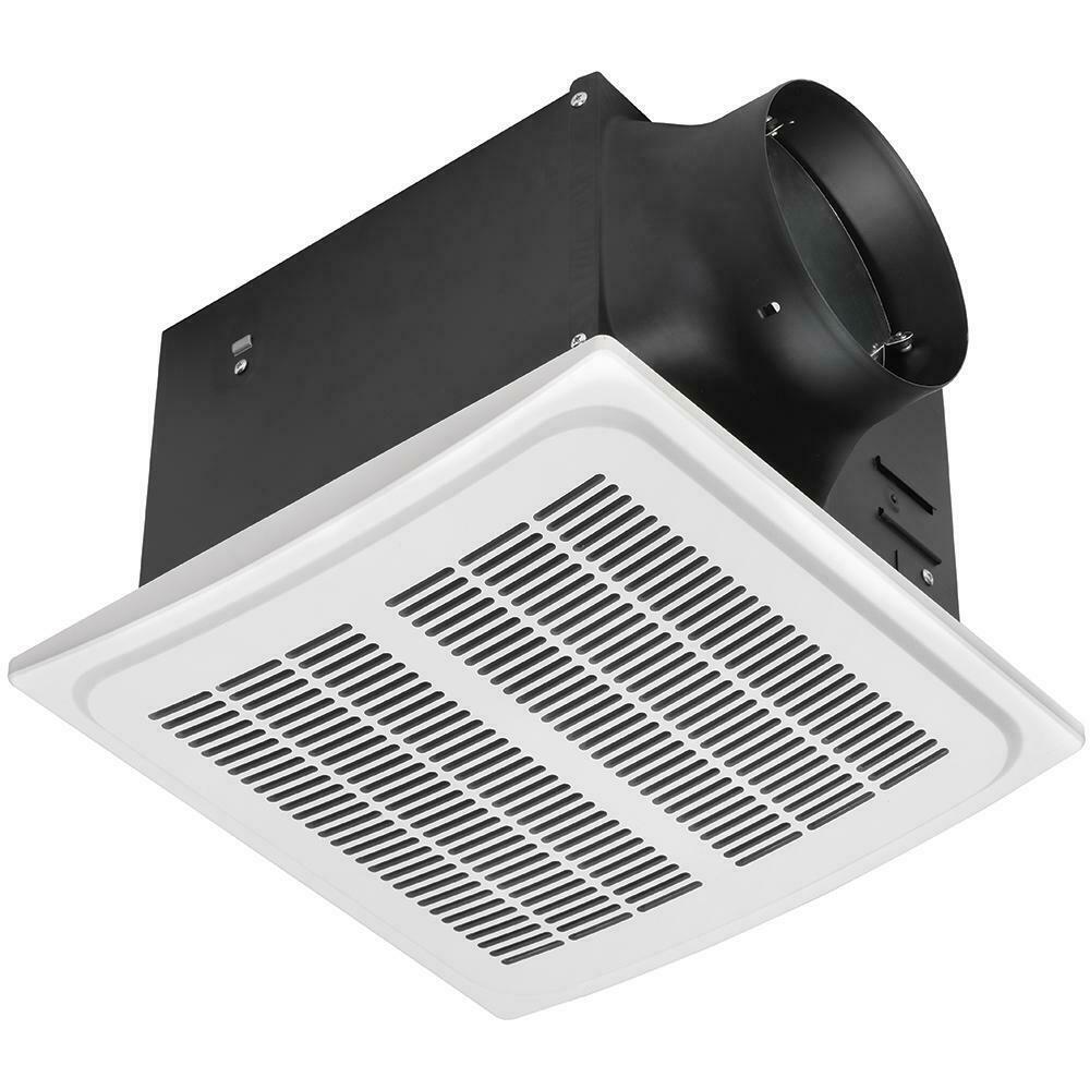 Hampton Bay 140 CFM Quick Connect Humidity Sensing Bath Exhaust Fan ...