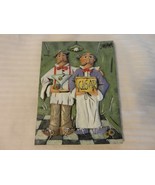 Italian Waiters with Martini &amp; Cigars 3-Dimensional Resin Wall Plaque by... - $29.70