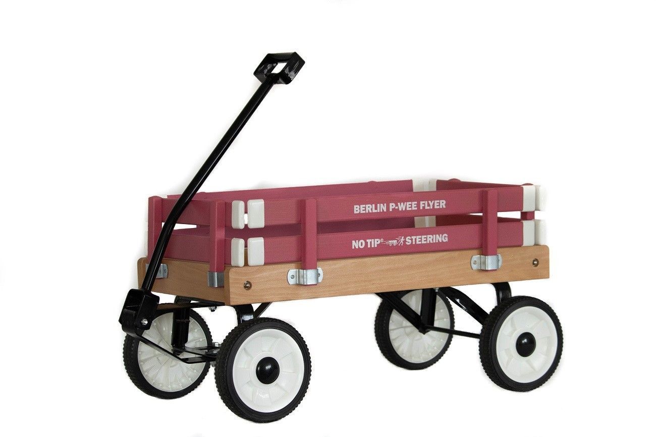 BERLIN FLYER CLASSIC WAGON Amish Handmade Cart in 8 Bright Colors AMISH USA 