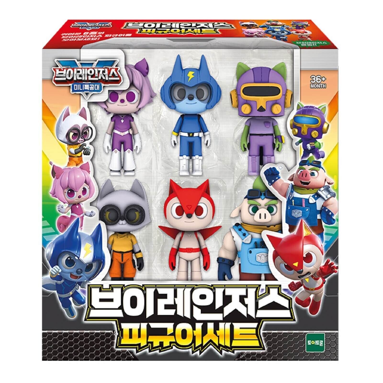 Miniforce V Rangers Figures 6pcs Set Korean Toy Volt Kai Jody Gina ...