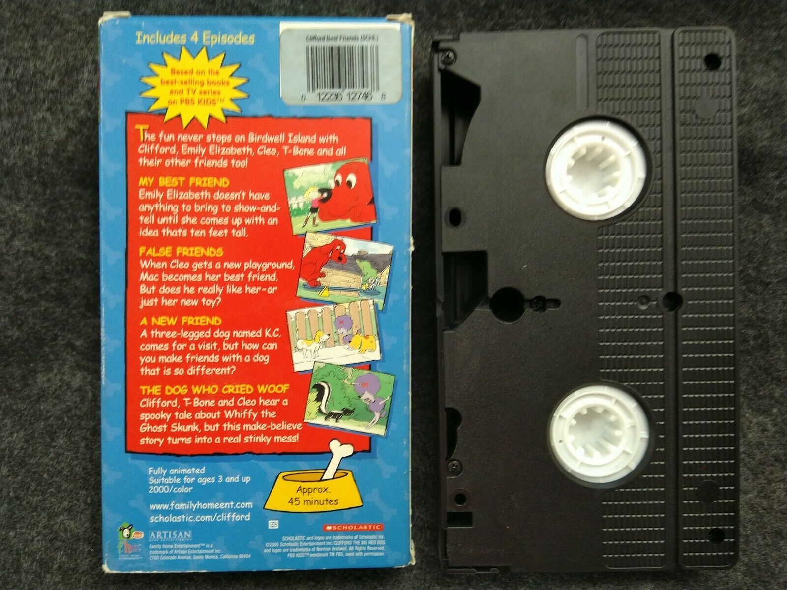 VHS Clifford the Big Red Dog - Cliffords Best Friends (VHS, 2001) - VHS ...