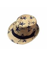 Baby Hat Child Cute Straw Hat Visor Sun Hat Beach Hat #1 - $15.77