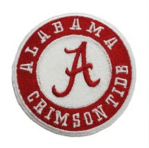 Alabama Crimson Tide NCAA Football Embroidered Sew On Iron On Patch 2.85" - $7.87+