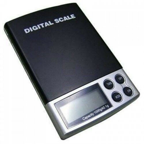 Mini Electronic Scale Precision Balance 1Kg Max with 0.1gr Accuracy