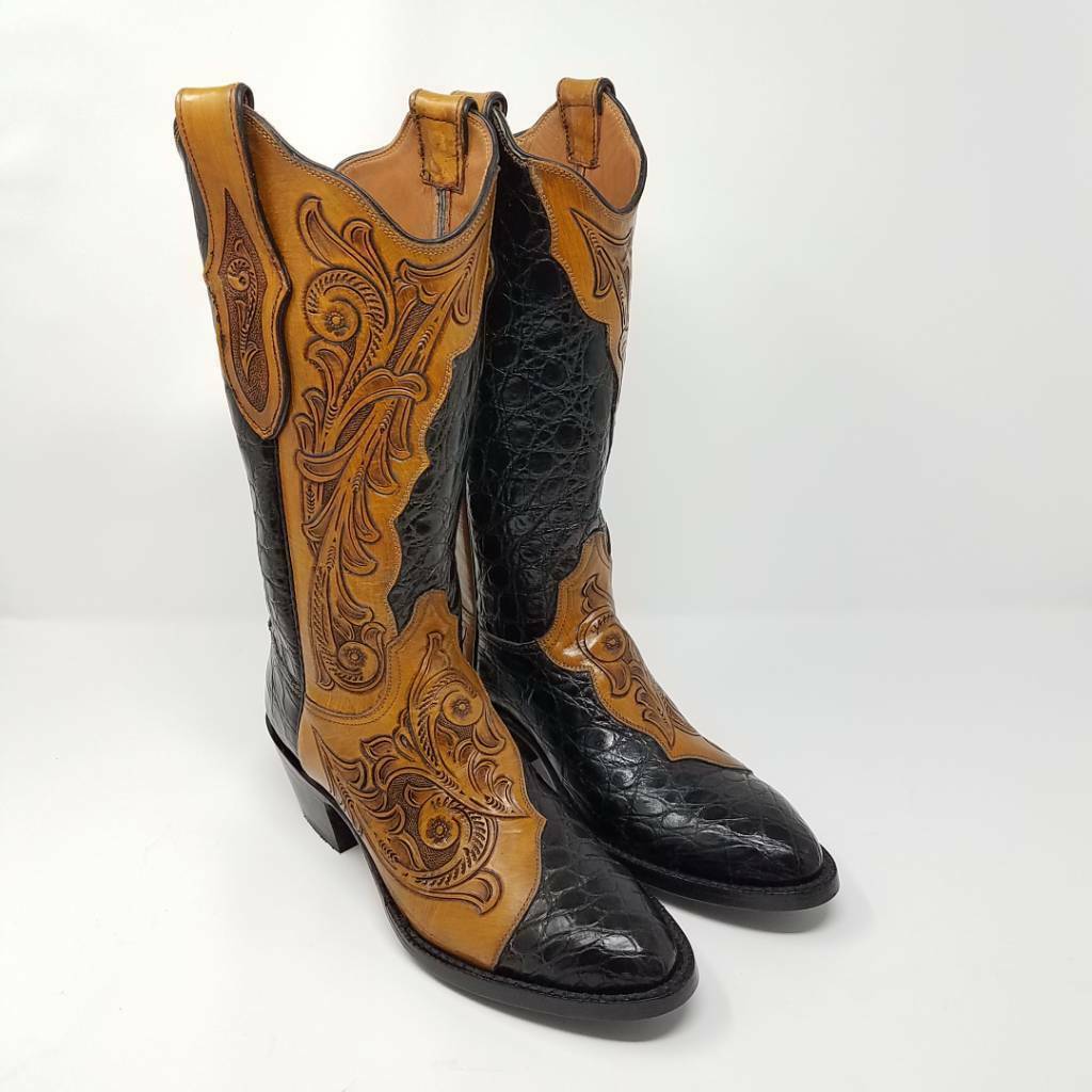 womens hand tooled boots