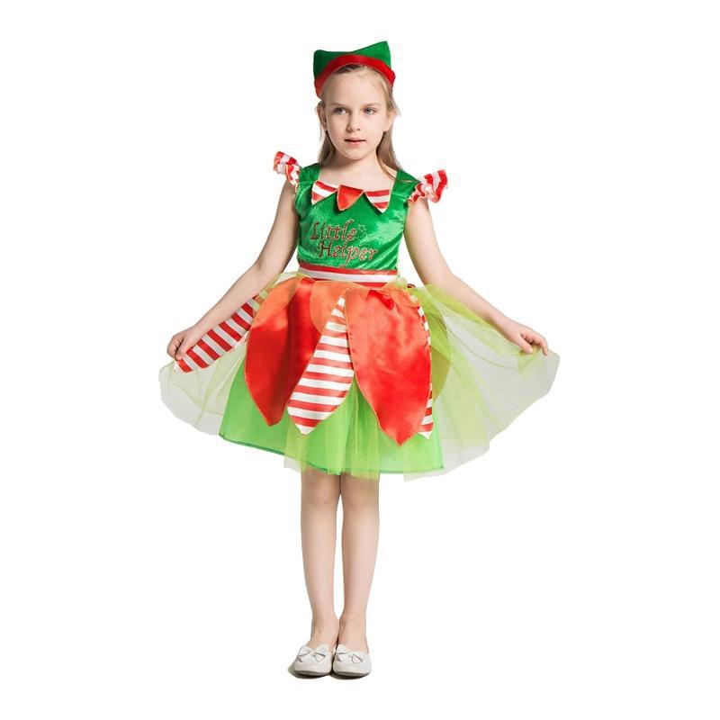 New Elf Costume Kids Cosplay Girls Forest Elf Costumes Child Halloween ...