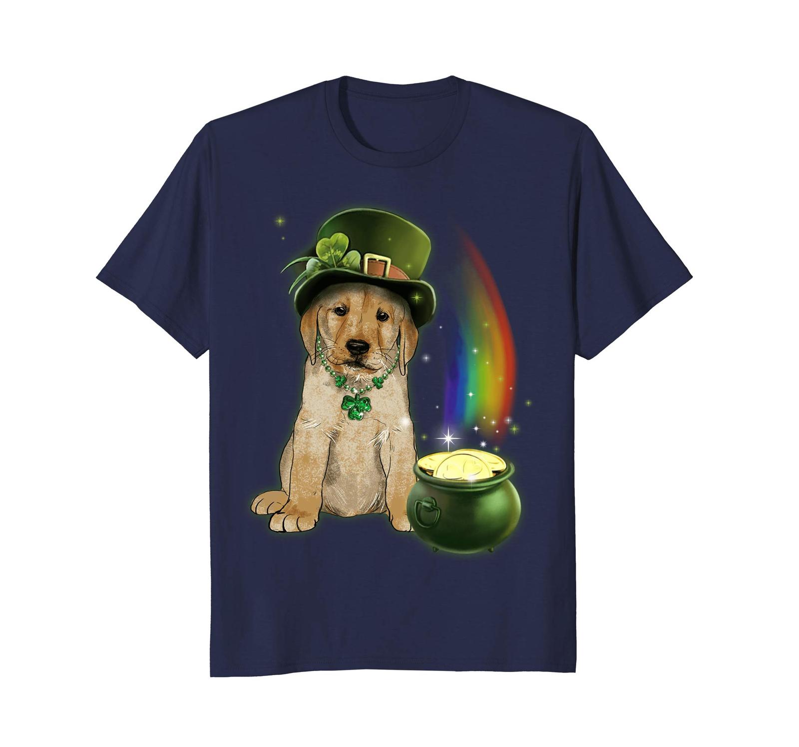 Dog Fashion - St Patrick's Day Labrador Retriever Dog Lover Shirt Men