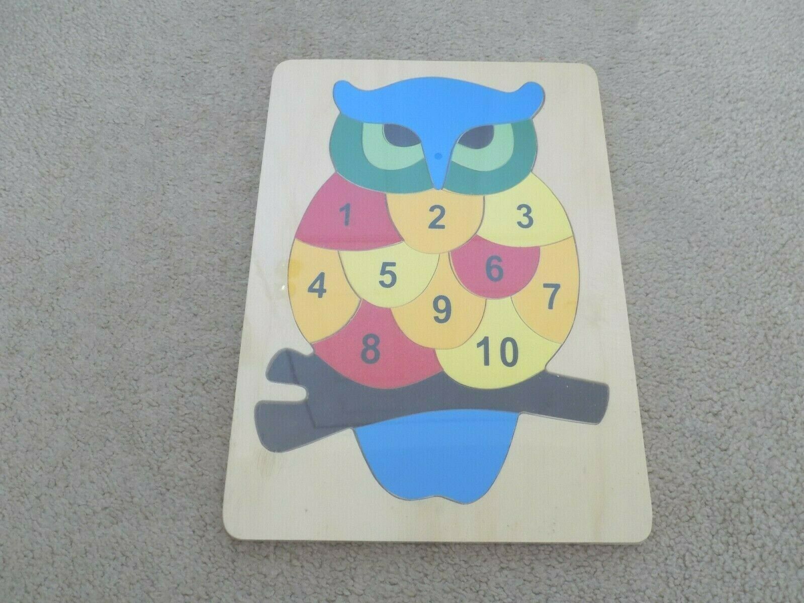 paint by number wooden puzzle