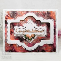 Creative Expressions Craft Dies By Sue Wilson Noble Collection Vintage Label - $29.41
