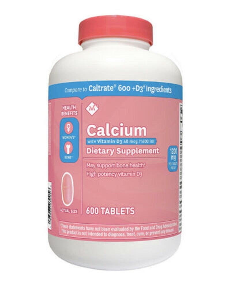 Primary image for Member's Mark 600mg Calcium + D3 Dietary Supplement (600 ct.)