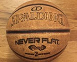 Spalding Never Flat Indoor Outdoor Composite Leather Basketball Size 7 29.5"