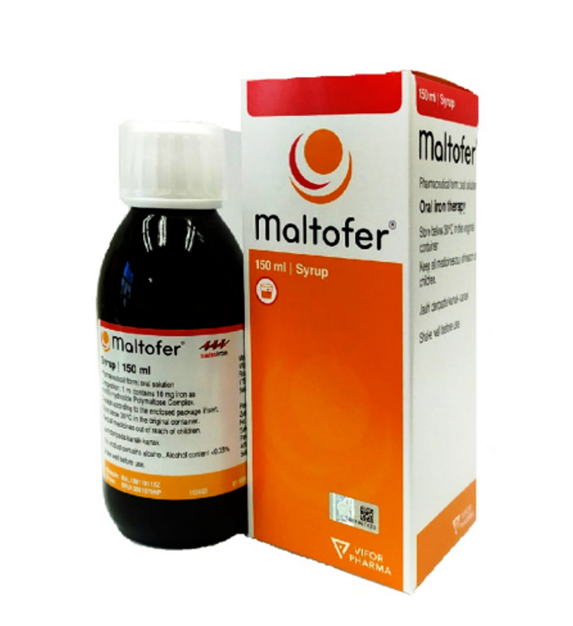 10 Boxes X MALTOFER Syrup 150ml For Iron Deficiency Express Shipping