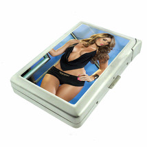 Thai Pin Up Girls D10 Cigarette Case with Built in Lighter Metal Wallet - $17.95
