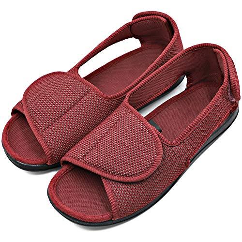 extra wide width slippers for men