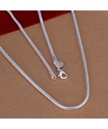 wholesale jewelry Trendy silver necklaces  3mm 16 18 20 22 24&#39;&#39; Snake Ch... - $7.95