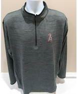 Under Armour Loose Heat Gear Los Angeles Angels 1/4 Zip Pullover Shirt X... - $29.74
