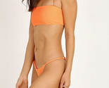 FRANKIES BIKINIS Donne Top Bikini Scarlett Solido Arancione Taglia M - $39.85