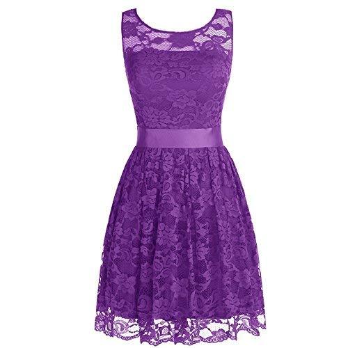 Lace Short Simple Prom Dress Corset Homecoming Evening Gown Plus Size Purple US
