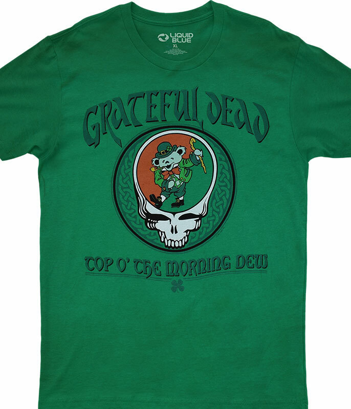 Grateful Dead Morning Dew  Shirt  Med or Large   St Patricks Day