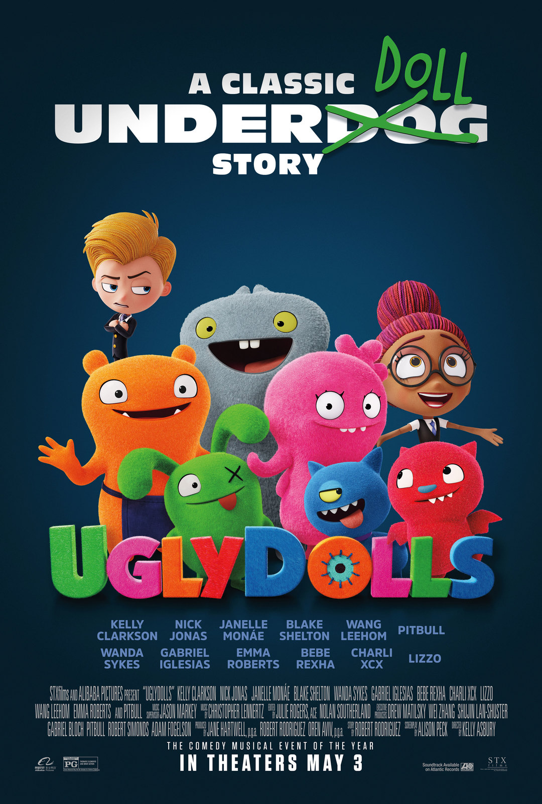 Primary image for Uglydolls Movie Poster Kelly Asbury Art Film Print Size 11x17" 24x36" 27x40" #1