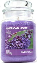 1 American Home By Yankee Candle 19 Oz Sweet Lilac 1 Wick Glass Jar Candle