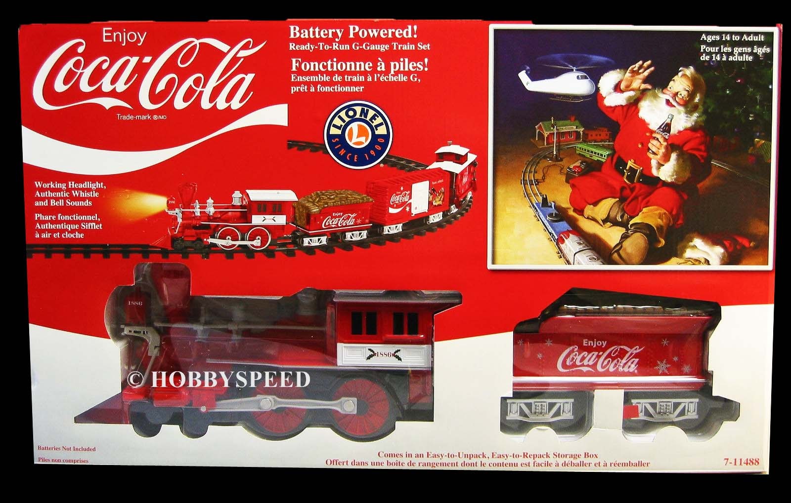lionel coca cola train set