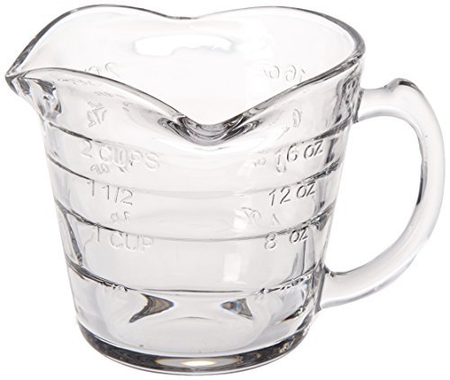 Dozenegg Triple Pour Measuring Cup Glass 16 Ounce Auto Glass