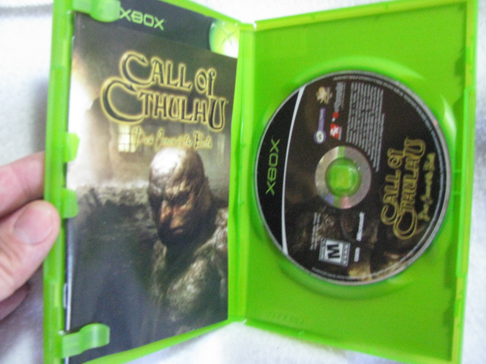 Call of Cthulhu Dark corners of the Earth. XBOX. Video Game. Microsoft