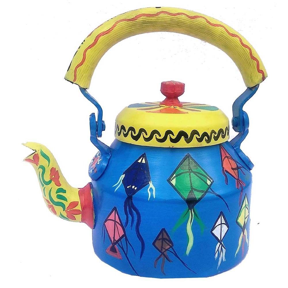 New Hand painted Serving Decorative Tea Kettle Tea Kettles