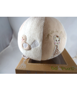 Vulli Sophie la Girafe 100% organic cotton plush ball 6+ M New in box France - $14.84