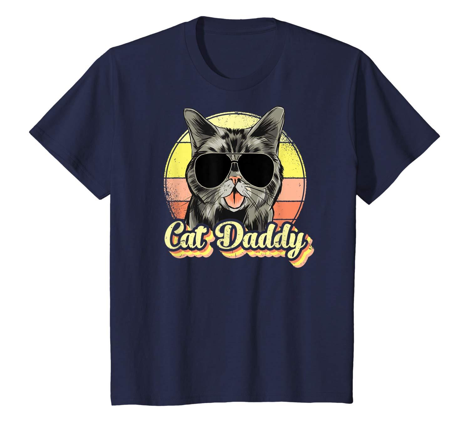 Cat Shirts For Men
 Cat Daddy Funny Cat Lover Gift For Men Best Cat Dad Ever T Shirt MADE