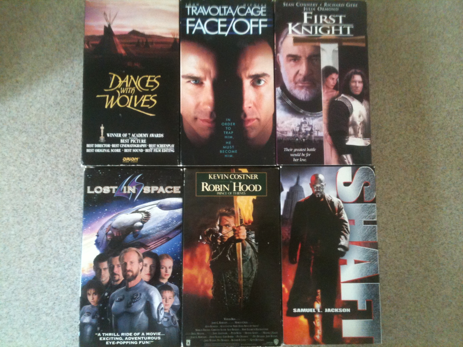 6 Action Movie VHS Lot. Face/Off, First and 20 similar items