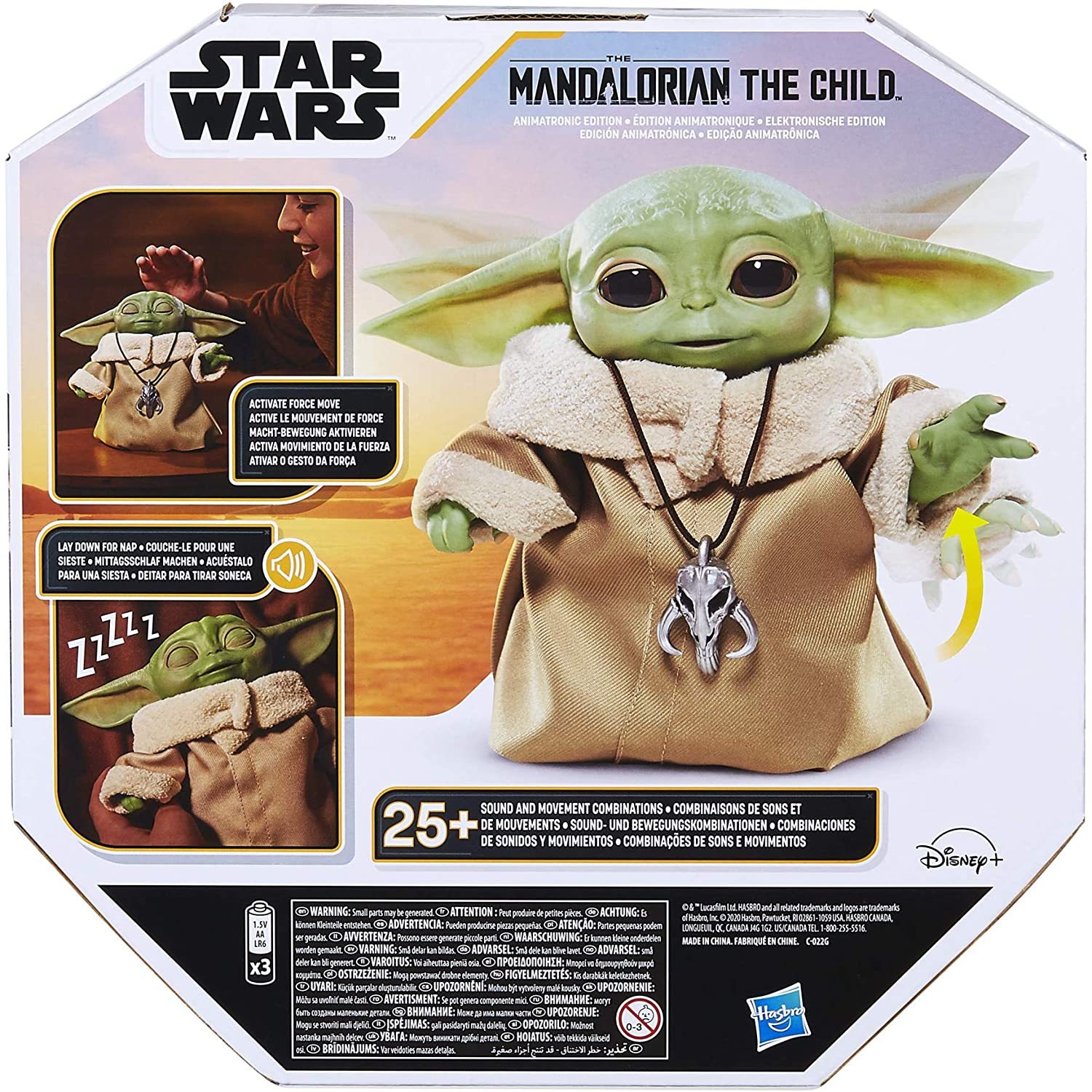 STAR WARS The Child Animatronic Edition 7.2-Inch-Tall Toy-Hasbro over ...