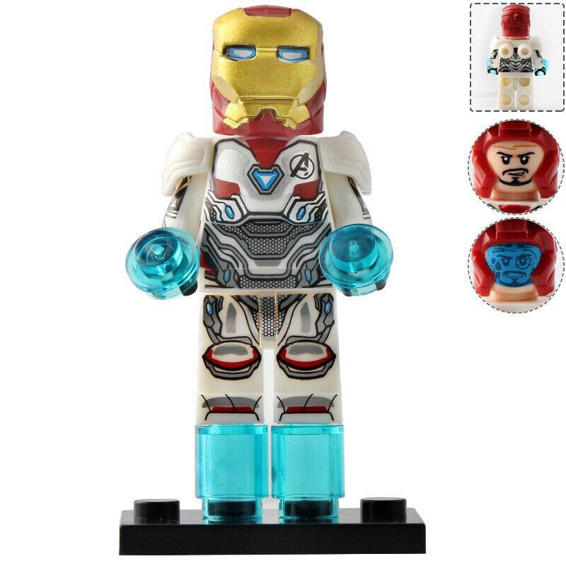 Iron Man (White Suit) Marvel Avengers End Game Minifigure Toy Collection