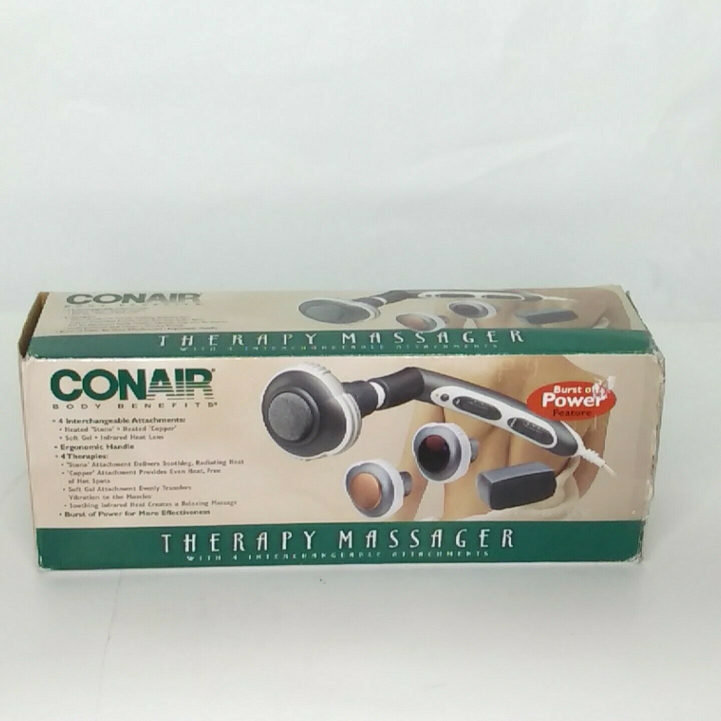 Conair Body Benefits Therapy Massager WM30N Tested Works Great - $29.67