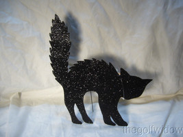 Bethany Lowe Scaredy Black Cat Silhouette for Halloween no. TF0139 image 1