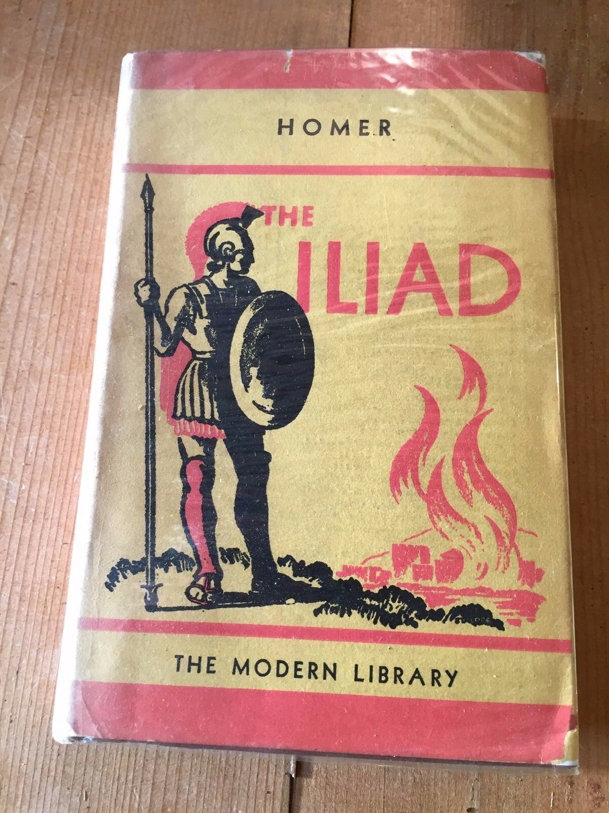 1929 "THE ILIAD" BY HOMER TROJAN TROY EPIC WAR POEM HARDBACK BOOK ...