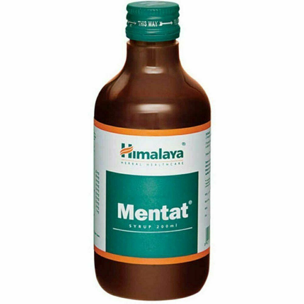 Himalaya Mentat Syrup pack of  1 - 200ml each Free Shipping
