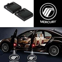 2x Pcs Mercury Logo Wireless Car Door Welcome Laser Projector Shadow LED Light E - $23.50